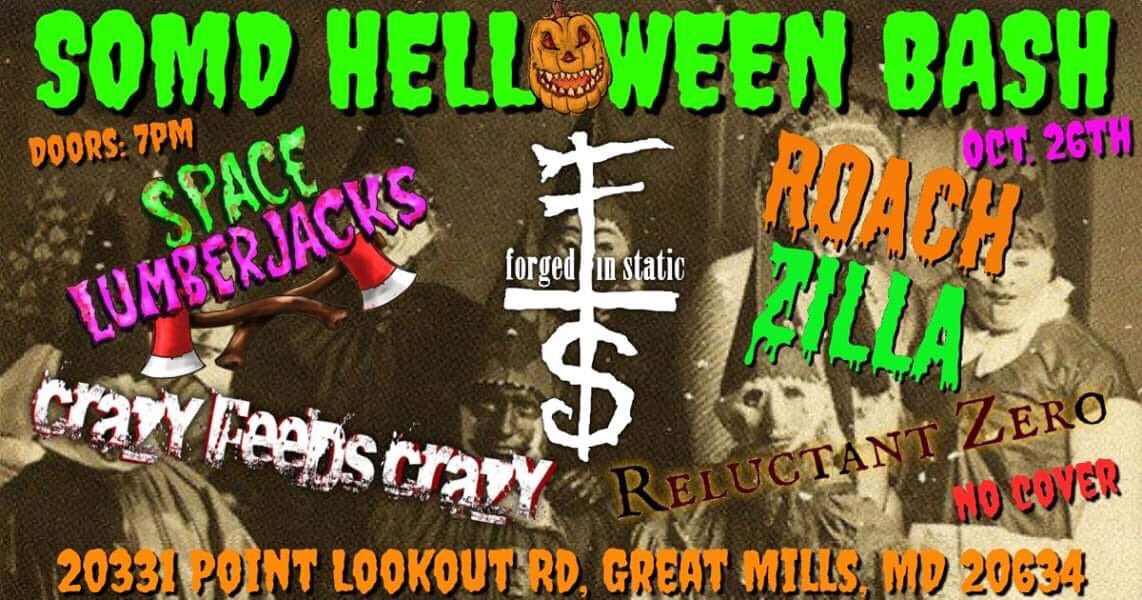 FORGEDINSTATIC's tweet photo. October 26th bring your costumes prizes will be awarded https://t.co/CQSfvamUzi