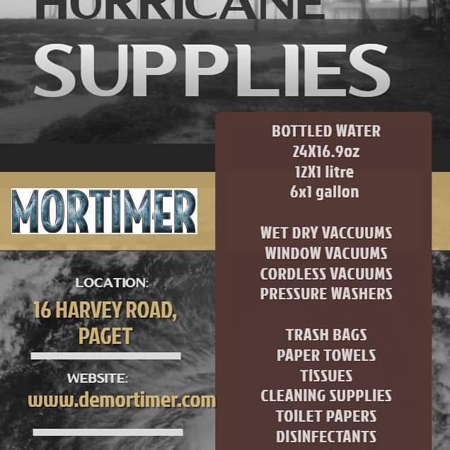 Humberto is expected by mid week.  Now is the time to stock up on your hurricane preparedness supplies