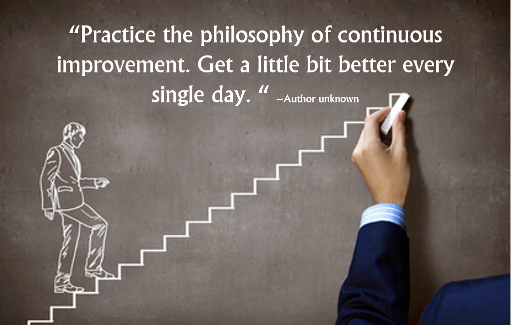 Long-term success requires continuous continuous improvement.