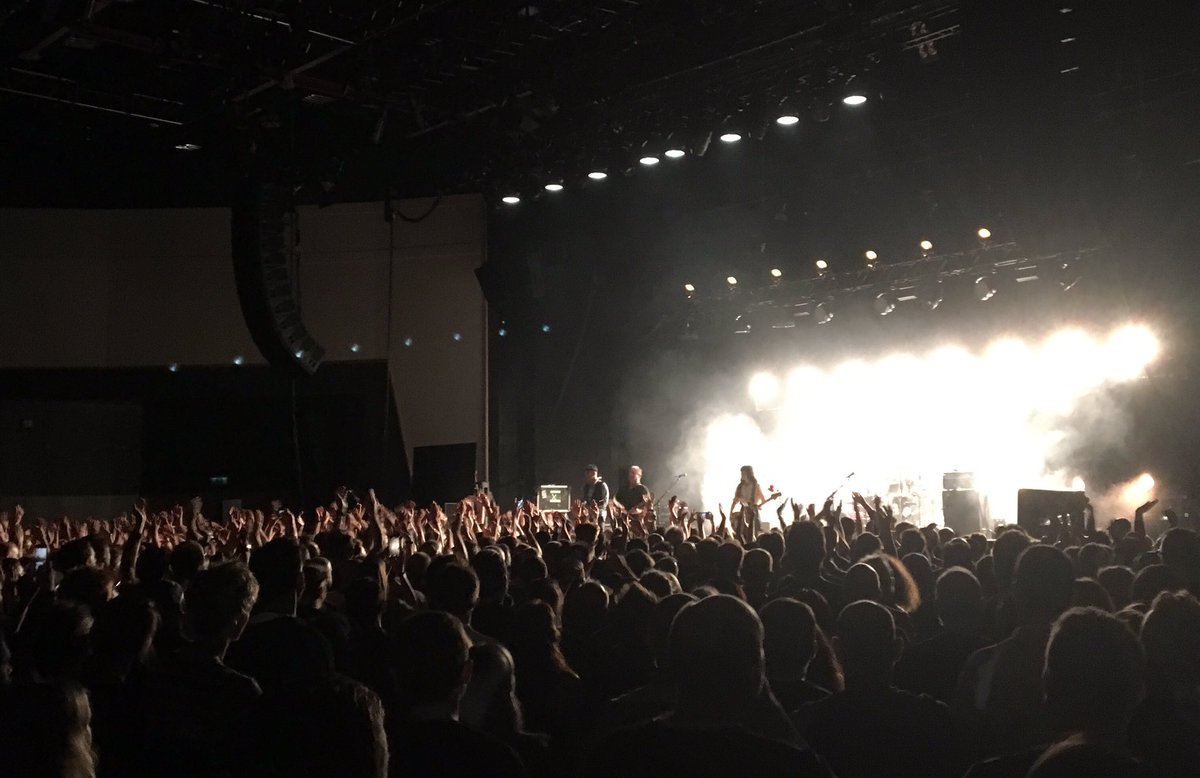 LongfordRichard's tweet photo. All these monkeys went to seventh heaven with @PIXIES at @PlymPavilions tonight https://t.co/ADBjJwVyg9