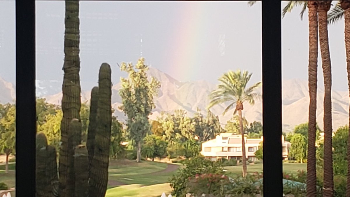 rlevenso's tweet photo. Farewell #ASER2019 #ASER19. Another excellent @ASER_ERad meeting in the books. Rainbow finale. https://t.co/pxwGWQyDt4