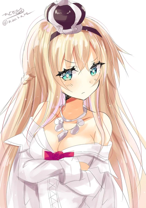 「あなた、この手はいったいどういう意味かしら。説明してくださる?」ウォースパイト
#艦これ版深夜の真剣お絵描き60分一本勝負
#艦これ版真剣お絵描き60分一本勝負_20190914 