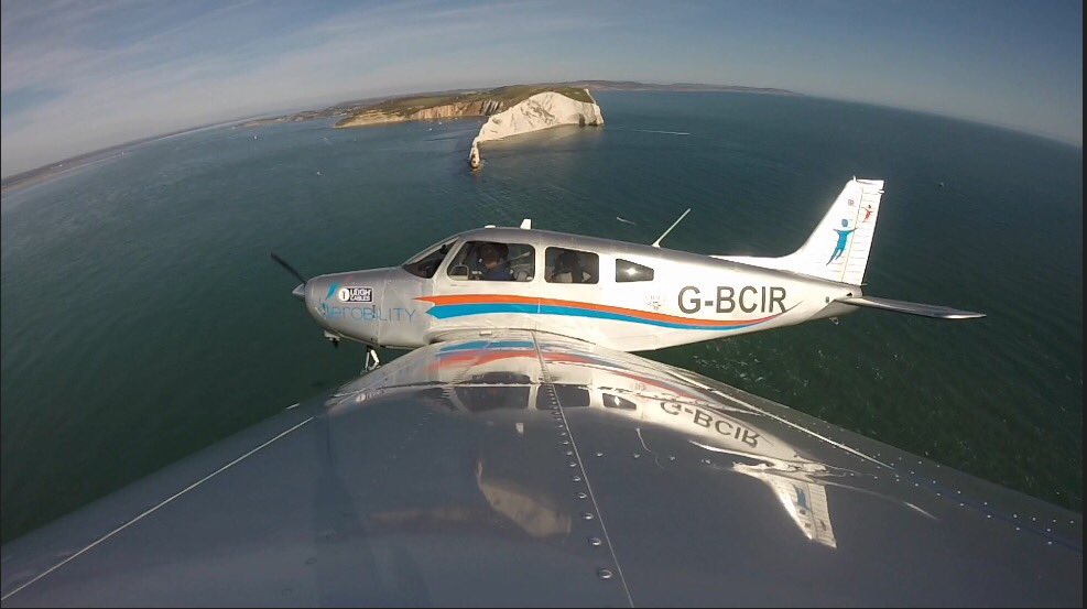 14gcb's tweet photo. Beautiful weather for Bradley's first Navigation trip with @Aerobility and Steve to the Isle of Wight. @StrikeDisplayUK @MikeLingPilot @thebladesteam @pilot_bradley @racoontkd #thisboycanfly #hiddendisability https://t.co/NIRIMltm25