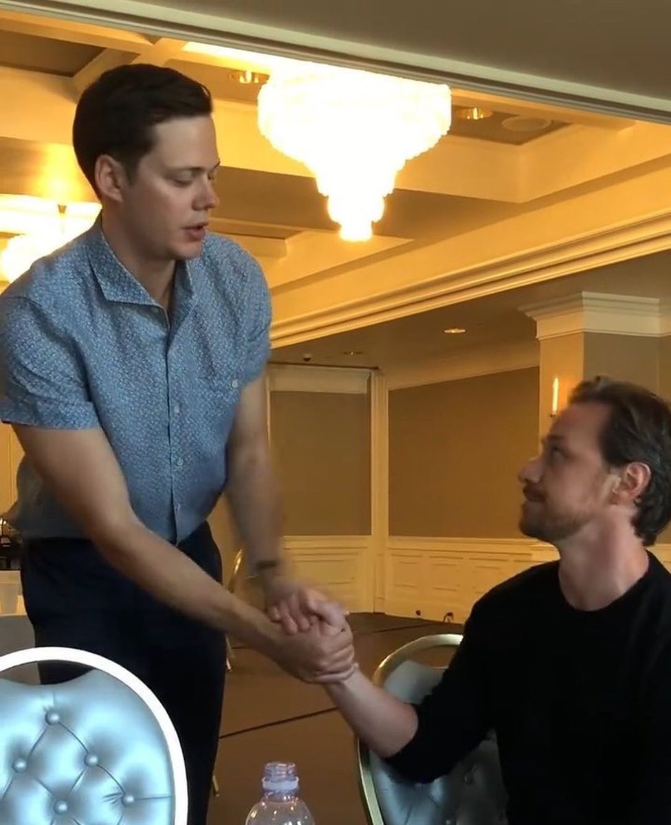 1789_xy's tweet photo. Anyone knows where those pics come from ?

They seem to be from a few days ago when James &amp; Bill did promo for #Itchapter2  and everywhere on IG but without credit ^^ https://t.co/ajPf55CzKb