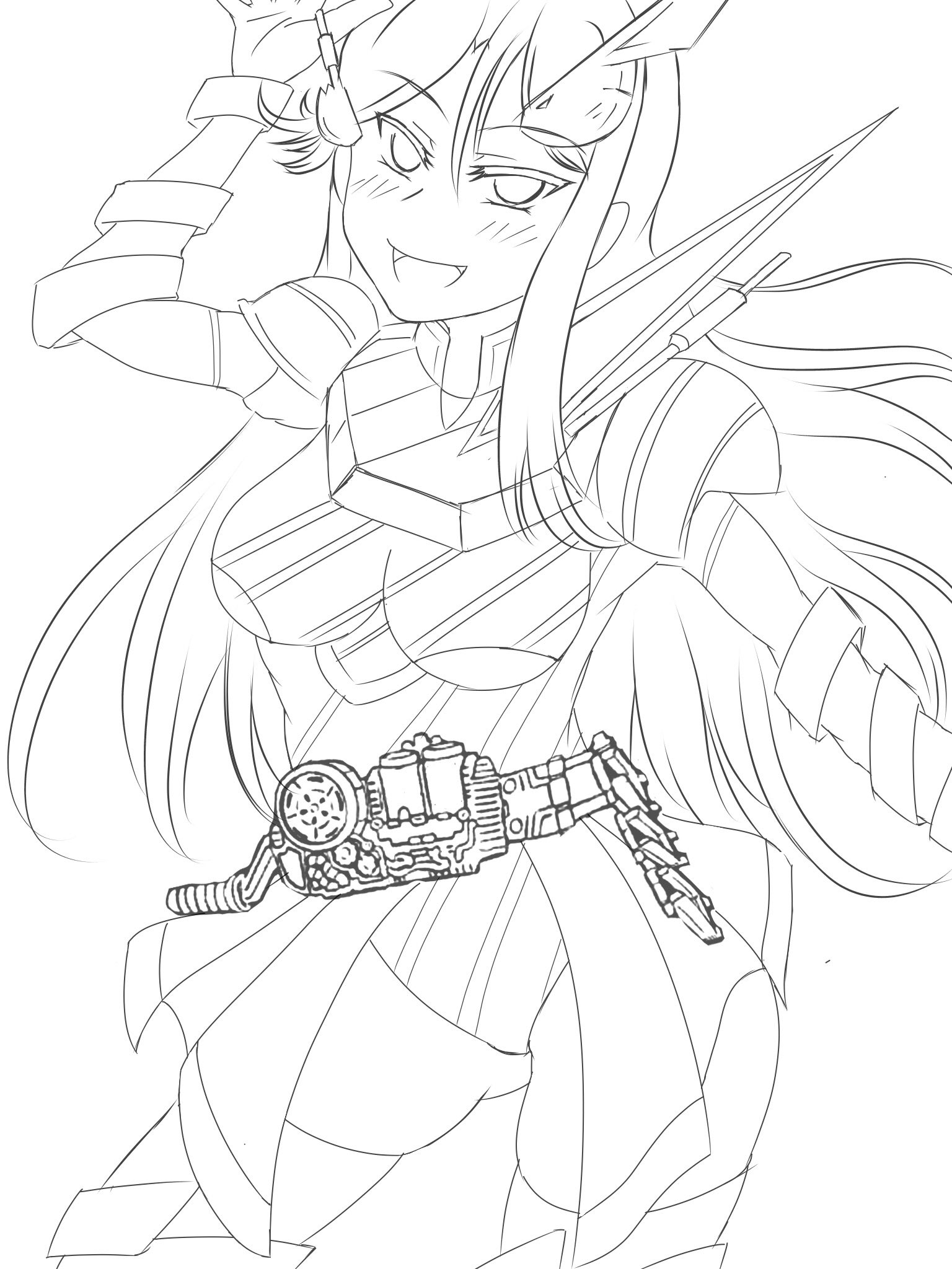 Mk On Twitter ビルドドライバー描くの怠いから塗り絵から拝借したのなかなかいい考えだと思うのだがどうですかね 雑魚