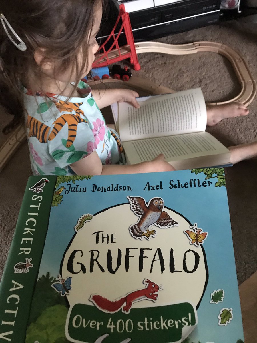 EdisonFBuitrago's tweet photo. “Papa, you read the Gruffalo and I read The Moment of Lift”.
#EmpoweredDaughter #teachthemyoung Thank you @melindagates, I think my 2 year old likes your book :) https://t.co/nM7lXfnmOI