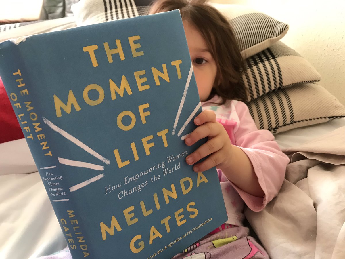 EdisonFBuitrago's tweet photo. “Papa, you read the Gruffalo and I read The Moment of Lift”.
#EmpoweredDaughter #teachthemyoung Thank you @melindagates, I think my 2 year old likes your book :) https://t.co/nM7lXfnmOI