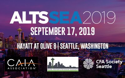 CAIAAssociation's tweet photo. Heads up #Seattle: It's almost time for #ALTSSEA. As one of the nation's new #investment alts hubs, we look forward to this full day of dialogue on 9/17 with expert speakers, alts professionals, and more. Do you have your tickets? https://t.co/6Fkp5pI9iB https://t.co/NPDJCejkb1