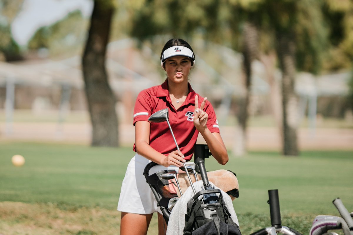 TKKrew's tweet photo. Proud of this kid! It’s only been two years since swinging her first club but that swing is on point!💯🙌🏼 Her game will continue to get better with each round! Side note....She could be a #golfmodel ❤️📸 Love our pretty golfer! Go @redmtngirlsgolf keeping swinging! https://t.co/9t65pGfZrd