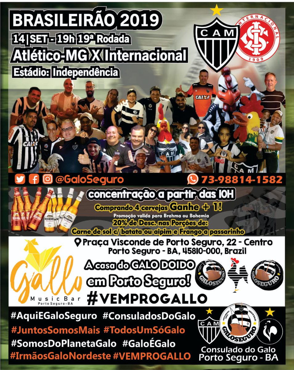 GaloSeguro's tweet photo. #JuntosSomosMais #TodosUmSóGalo #AquiÉGaloSeguro #VEMPROGALLO #ConsuladosDoGalo#HonramosONomeDeMinas #IrmaosGaloNordeste https://t.co/IMm0Ki7NJ4