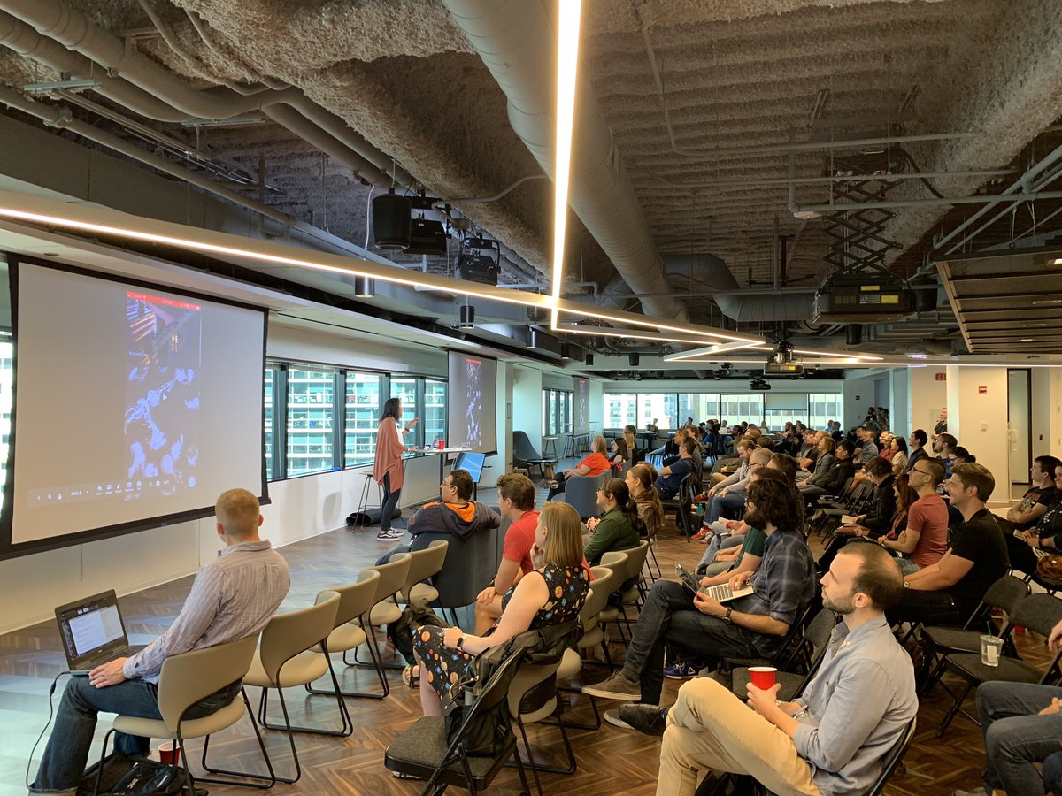 Angela Malone is talking about how quickly you can build apps in <a href="/draftbit/">Draftbit</a> 🚀 #jscamp2019