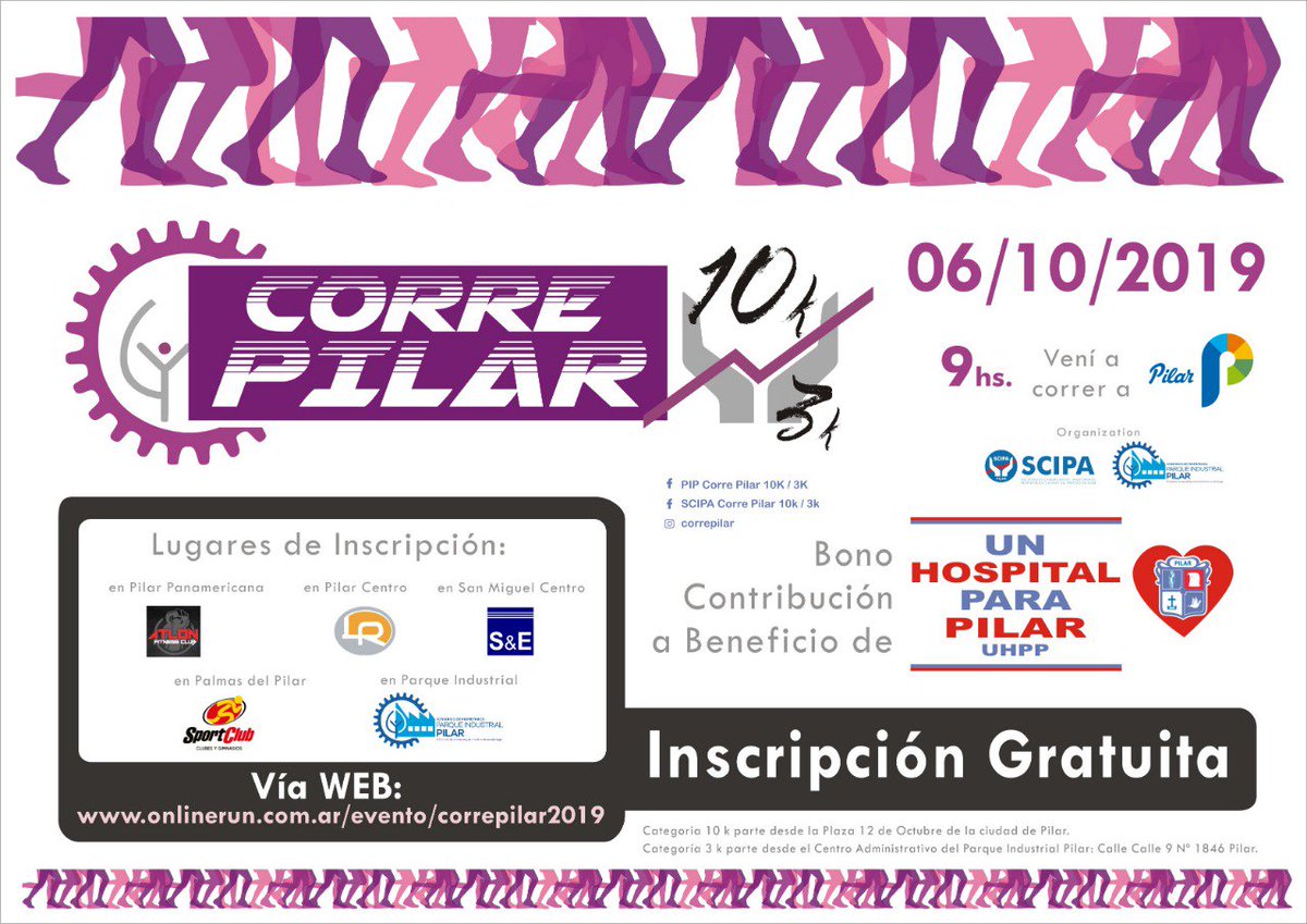 CristianHait's tweet photo. Gracias @zurdomontauti por nota promocionando la 3°de #correpilar https://t.co/RYksoWxRAS