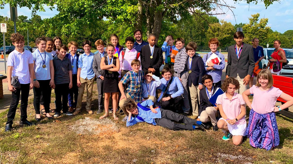 ArmstrongSarah9's tweet photo. BIG win for @gallowayschool ML Debate team today. Awarded 1st place Team and Speaker in both the Novice and JV divisions. 5th place Sweepstakes and Coach Tommy Sharp awarded Coach of the Month!  #MLRocks #HardWorkPaysOff https://t.co/QleNUNm2YA