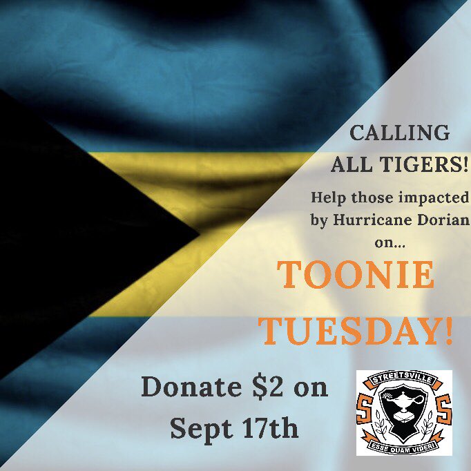 Let’s show our tiger spirit and give back on #PeelToonieTuesday <a href="/StreetsvilleSS/">Streetsville S.S.</a>