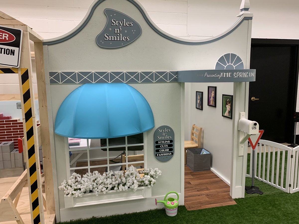 Working as a school team to create a Tiny Town for our littles to play and learn together has to be one of my favorite projects yet!  #WeAreErie1 #TinyTown #lilliputplayhomes #TinyPeopleBigAdventures #KidsDeserveIt