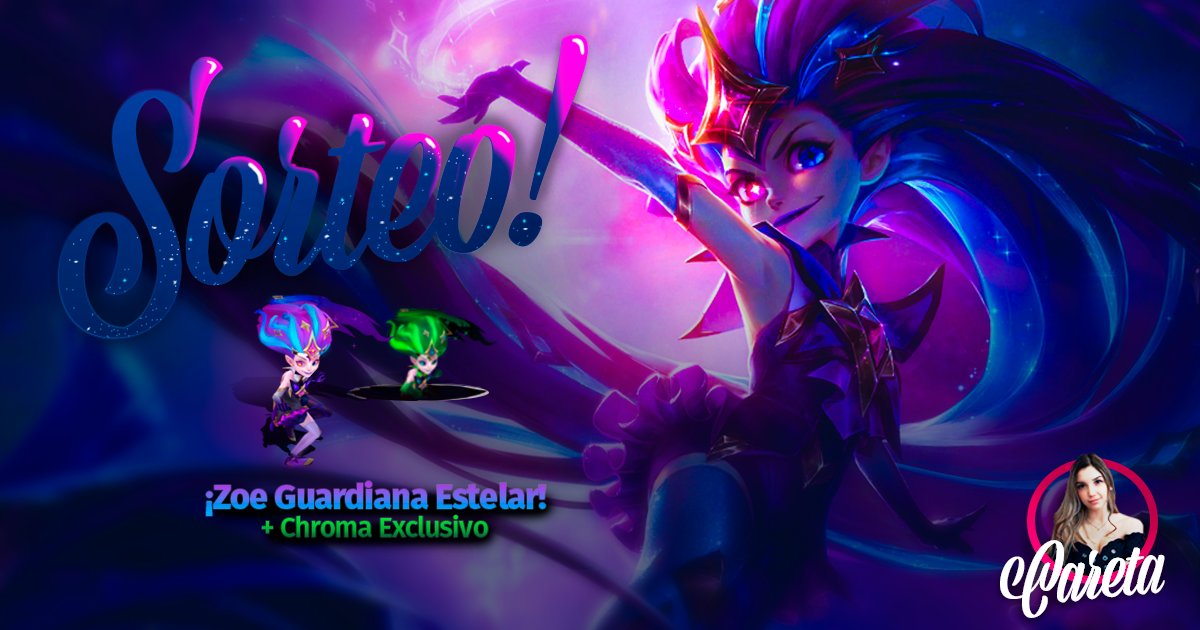 Shcareta's tweet photo. SORTEO PARA TODA LATAM

Pará participar solo debes

* Seguirme en twitter
* Darle retweet a la imagen
* Dejar un comentario especificando tu servidor

Si etiquetas a tu duo el también gana, éxitos y que la suerte siempre esté de su lado 🍀 #LeaguePartner https://t.co/enCv68LK66