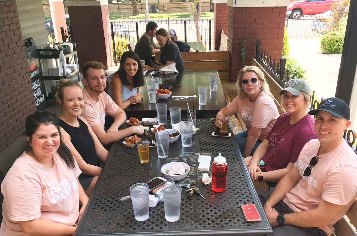 OklahomasCU's tweet photo. And that’s a wrap on another edition of @Uptown23rd #patioparties! Thanks to Riley Bailey for organizing fun activities and promoting locally-owned businesses!
#happytosponsor
#eatlocal
#localOKC https://t.co/UAgKvBYzSI