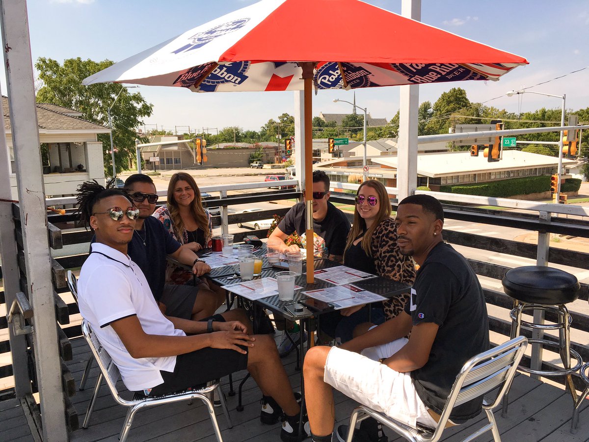 OklahomasCU's tweet photo. And that’s a wrap on another edition of @Uptown23rd #patioparties! Thanks to Riley Bailey for organizing fun activities and promoting locally-owned businesses!
#happytosponsor
#eatlocal
#localOKC https://t.co/UAgKvBYzSI