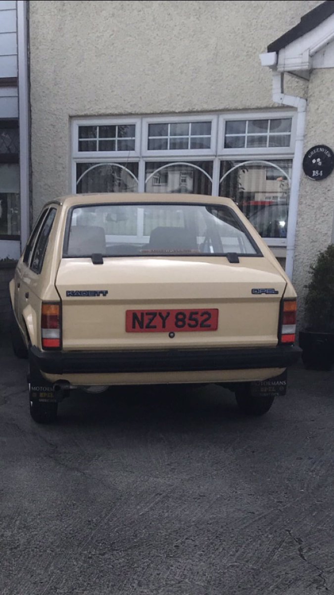 CrapCCollective's tweet image. A quite exquisite hearing aid beige Opel Kadett with thanks to @SaoirseMcConnon @BluberryWaffles. #PureShite