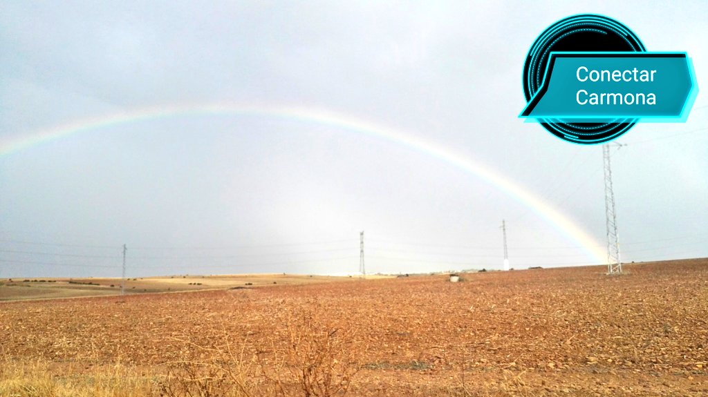 ConectarCarmona's tweet photo. Arco Iris en #Carmona #Sevilla  #FelizSabado #FelizFinDeSemana https://t.co/vdF5QTAKDj