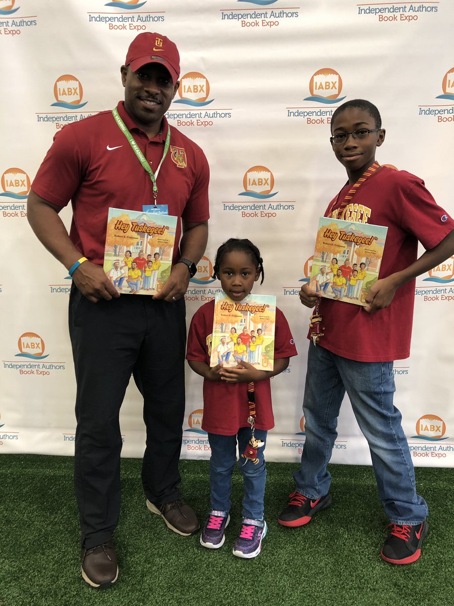 hey_tuskegee's tweet photo. @hey_tuskegee reppin ‘Skegee at the 6th Annual Independent Authors Book Expo.  #heytuskegee #childrensbook #independentauthorsbookexpo #tuskegeealumni #Reading # https://t.co/DZvn9combY