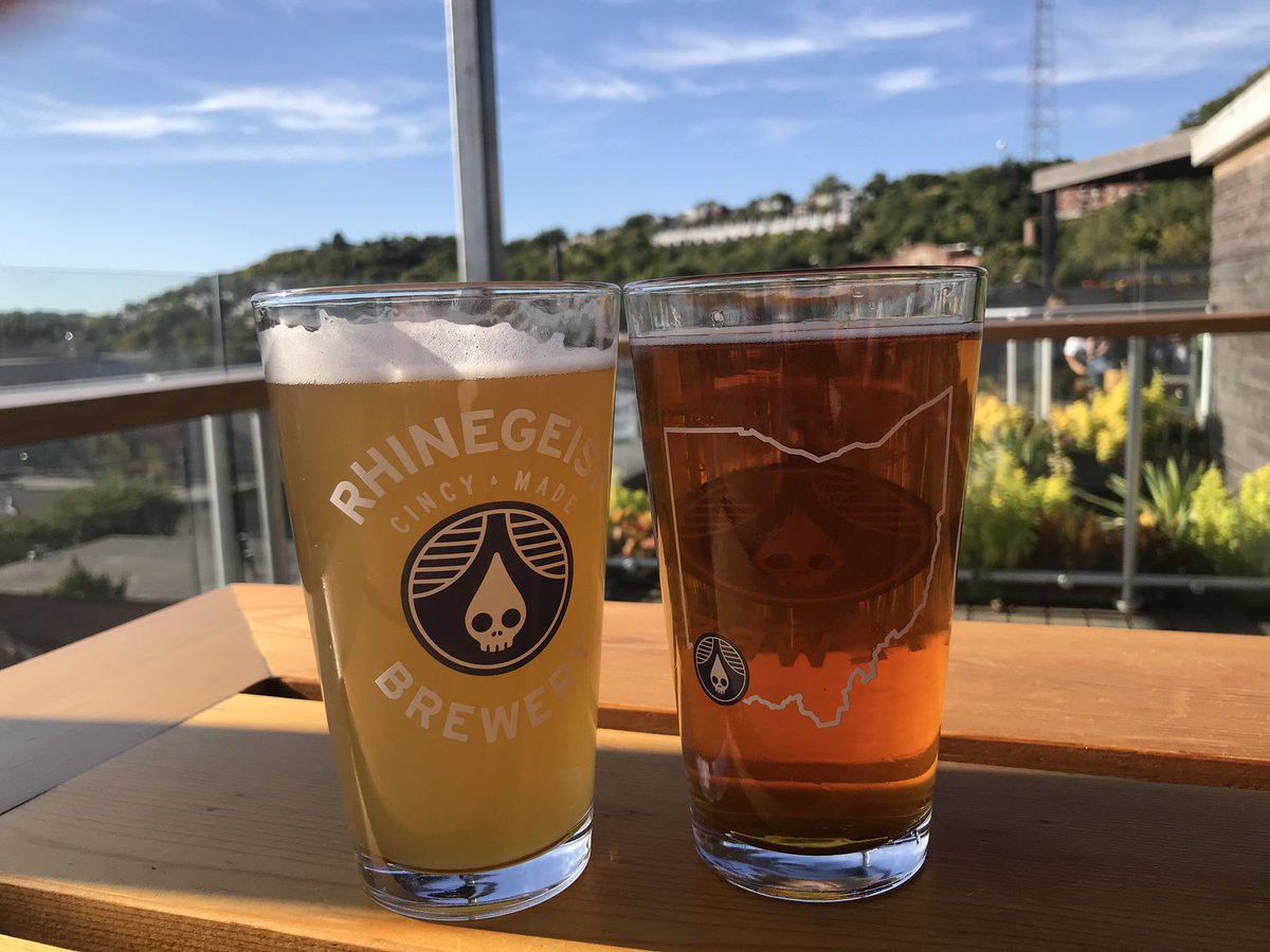 LK_Fitzpatrick's tweet photo. Oh, @rhinegeist you make some mighty fine #beer #ComeForTheFootballStayForTheBeer #BreweryTour #Rooftop #TastyPints #WhoDey #WomenWhoBeer https://t.co/HqWPqpGZEl