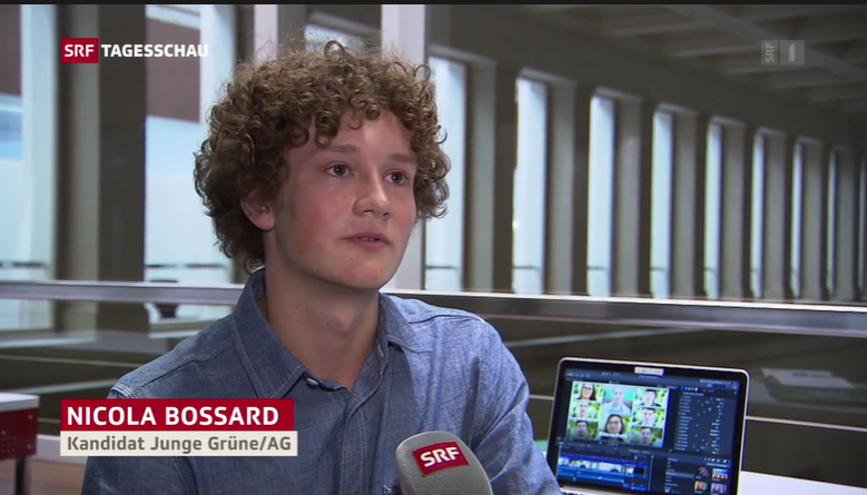 Regula Rytz (@regularytz) on Twitter photo Toller Beitrag über <a href="/NicolaBossard/">Nicola Bossard</a>! Arbeitet für eine Solarfirma, engagiert sich für die <a href="/Klimastreik/">Klimastreik Schweiz 🔥 #ClimateJusticeNow</a>-Bewegung, studiert Umweltwissenschaft an der ETH und will für <a href="/jGruene_jVertEs/">un.e jeune vert-e- suisse</a> in den Nationalrat. Unser Klima - deine Wahl! srf.ch/play/tv/tagess… … <a href="/GrueneCH/">GRÜNE Schweiz</a> @Klimawahl2019 Toller Beitrag über <a href="/NicolaBossard/">Nicola Bossard</a>! Arbeitet für eine Solarfirma, engagiert sich für die <a href="/Klimastreik/">Klimastreik Schweiz 🔥 #ClimateJusticeNow</a>-Bewegung, studiert Umweltwissenschaft an der ETH und will für <a href="/jGruene_jVertEs/">un.e jeune vert-e- suisse</a> in den Nationalrat. Unser Klima - deine Wahl! srf.ch/play/tv/tagess… … <a href="/GrueneCH/">GRÜNE Schweiz</a> @Klimawahl2019