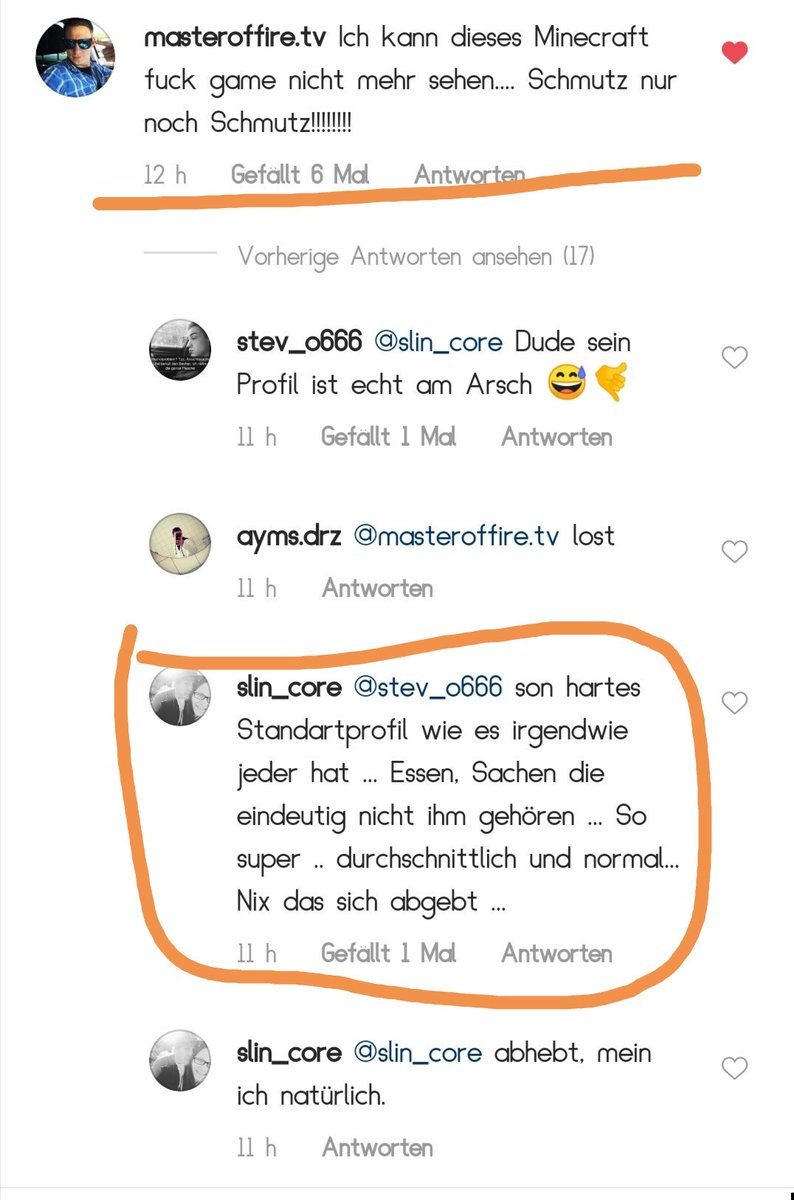 MasterOffFire's tweet image. Ich will ja jetzt nicht sagen das mein Kommentar nett war gegenüber #Mindecraft..   #Sorry ❤️🙏

Aber da hat jemand den anderen #dullis  an die #Eichel gefasst.

Ganz viele #Küsse an euch.