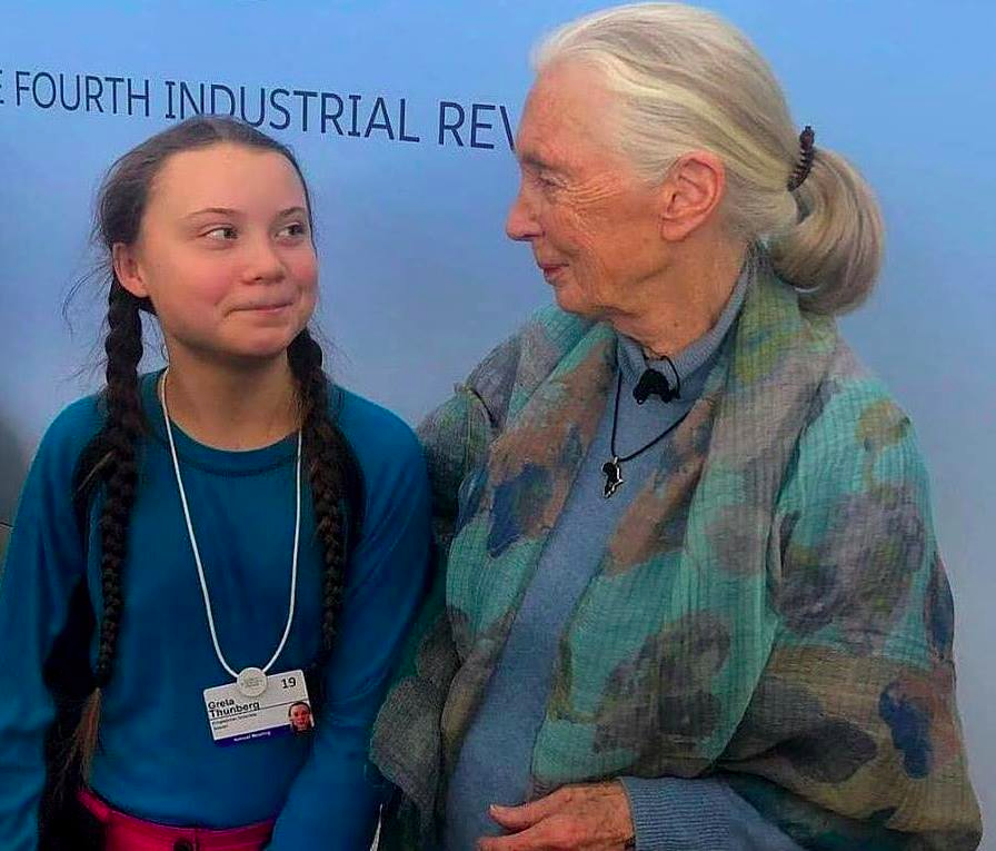 inuit_inuti's tweet photo. En bild som gör mig varm om hjärtat. ❤️
@GretaThunberg och Jane Goodall. https://t.co/e5kaT6LbSX