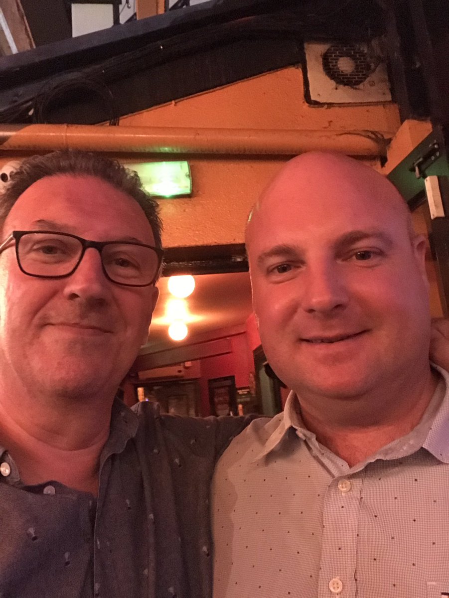 PatCarroll_1's tweet photo. The traditional double selfie which is obligatory when Darth Quaider visits his native Limerick from New York #NYDQ #LKPC https://t.co/9SuykEWuKr
