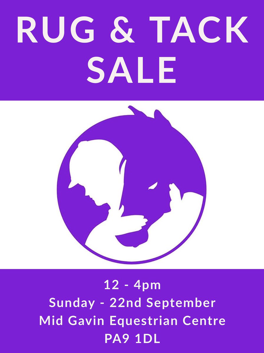 🐴 #PleaseRT🐴 
We are having a Rug &amp; Tack Sale at the yard! Grab a bargain and help rescue horses &amp; ponies at the same time! 
#charityfundraiser #animalcharity

Follow the link for more details 👉 bit.ly/2lUrifK