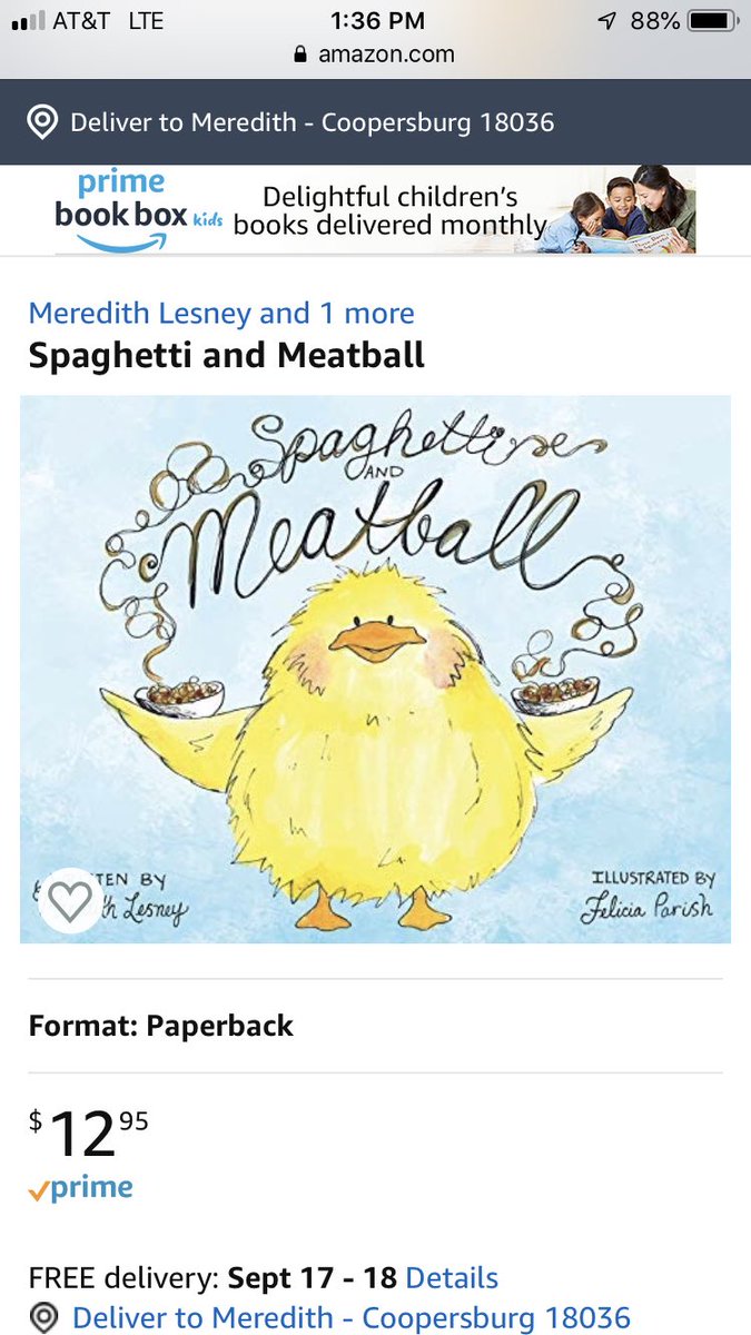 mmlfdp's tweet photo. Yipeeeee! It’s on Amazon! #dreamcometrue https://t.co/jdR25zBNv6