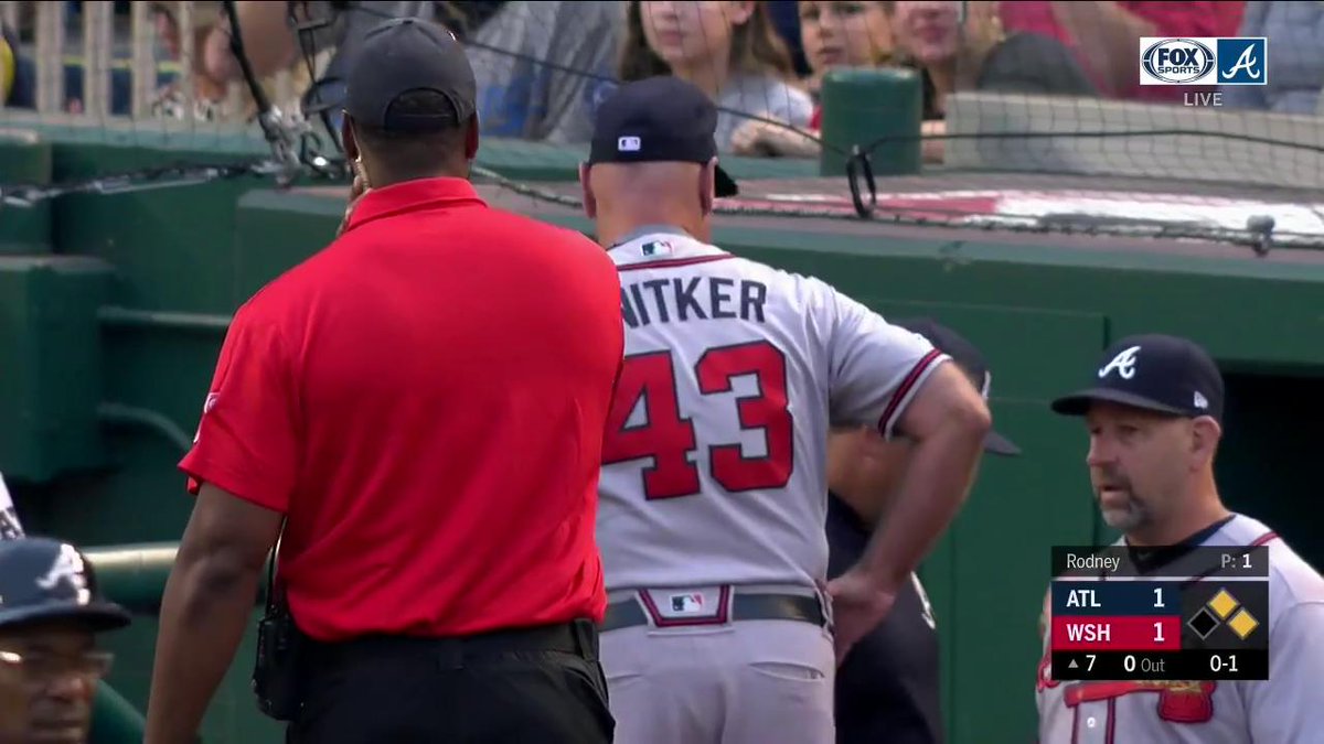 Bally Sports Braves on Twitter "Brian Snitker has been ejected from