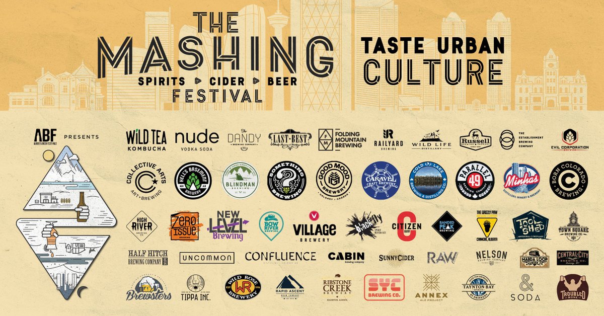 apresfestivals's tweet photo. Come sip, sample & indulge on some of the best cold beers & spirits tonight at The Mashing Spirit - Cider - Beer Festival! Enter a whole new world just by stepping out your front door! Taste Urban Culture at the #MASHINGYYC 🍻https://t.co/zg6RfJFjjQ https://t.co/o3T696xLQ1