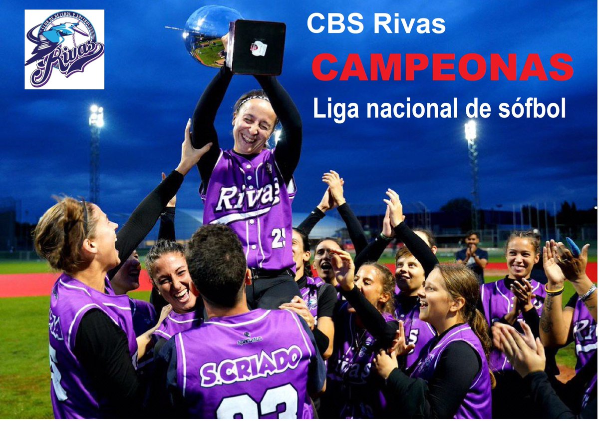 El equipo femenino <a href="/CBSRIVAS/">CBS Rivas</a> CAMPEONAS LIGA SOFBOL al ganar 8-1 al Club Atlético San Sebastián <a href="/GoBlues_Softbol/">Atletico SS Softball</a> 3er partido playoff
Hace poco fueron CAMPEONAS DE LA COPA DE LA REINA y BRONCE CAMPEONATO EUROPEO
En breve en Onda Cero Coslada 102.0 FM
facebook.com/66688854677774…
