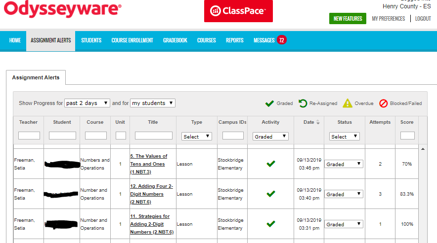 FreesEdWorld's tweet image. The thirst is real this year! I logged on by chance and found several students have been voluntarily working on the WEEKEND to complete their @Odysseyware learning paths.  🥰 Check out those time stamps! @SESGiftedPaws 

#SimplyExceptionalStudents
#ExpectCommitment