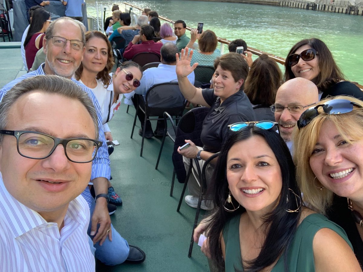 RamiDoukky's tweet photo. Off site education at #ASNC2019 chicago architecture river tour. ⁦@MyASNC⁩ ⁦@NotNoninvasive⁩ ⁦@RBP0612⁩ ⁦@NitiCardio⁩ ⁦@LPhillipsMD⁩ https://t.co/EH520aBKju
