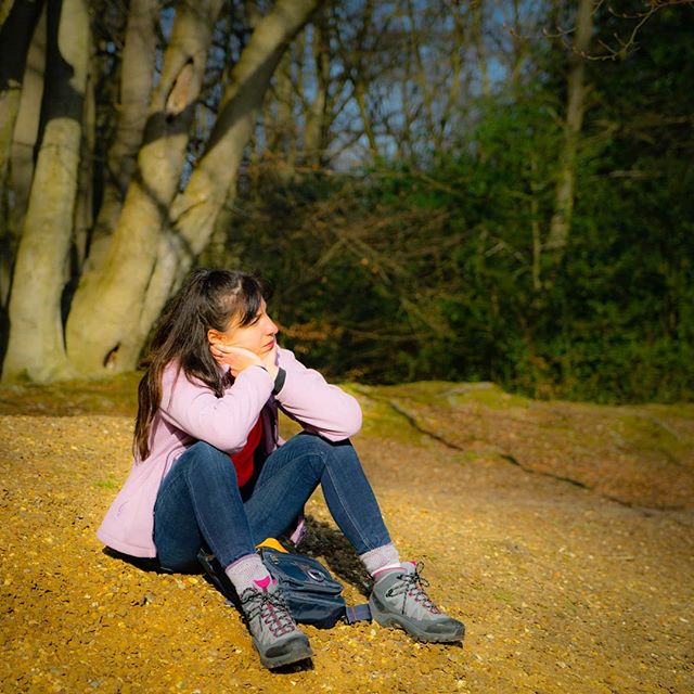 matthodgson2's tweet photo. Katy thinking 
#eppingforest #outdoors #goingforawalk https://t.co/q0ocVvNL2r