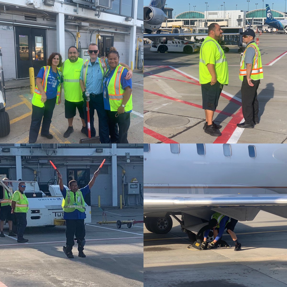 Engaging @united Ramp Service Employees about RGOM arrival #safety compliance for today’s #SafetyBlitz at @fly2ohare! @ferrer_modesto @HermesPinedaUA @MikeHannaUAL @Scott13138104