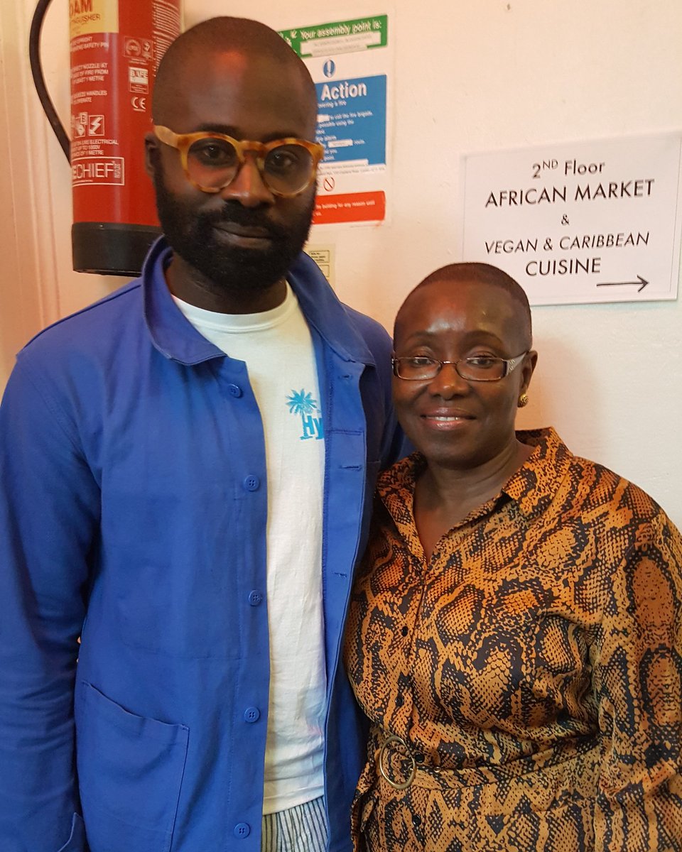 AdinkraArtsCol's tweet photo. @adeyemimichael and the Queen who rode that horse (aka "Mum"). #Afrikansonfilmfestival Proud 😊
#Peckham #reigns https://t.co/YcomdFHgaY