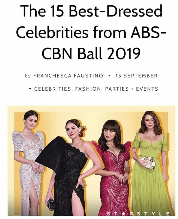 Analyn04985627's tweet photo. Ang amin Princes pasok sa the 15 best dressed celebrities ABS-CBN BALL 2019👏👏👏 #ABSCBNball2019 Yassi Pressman @Yassizzle https://t.co/wmgQKArczm