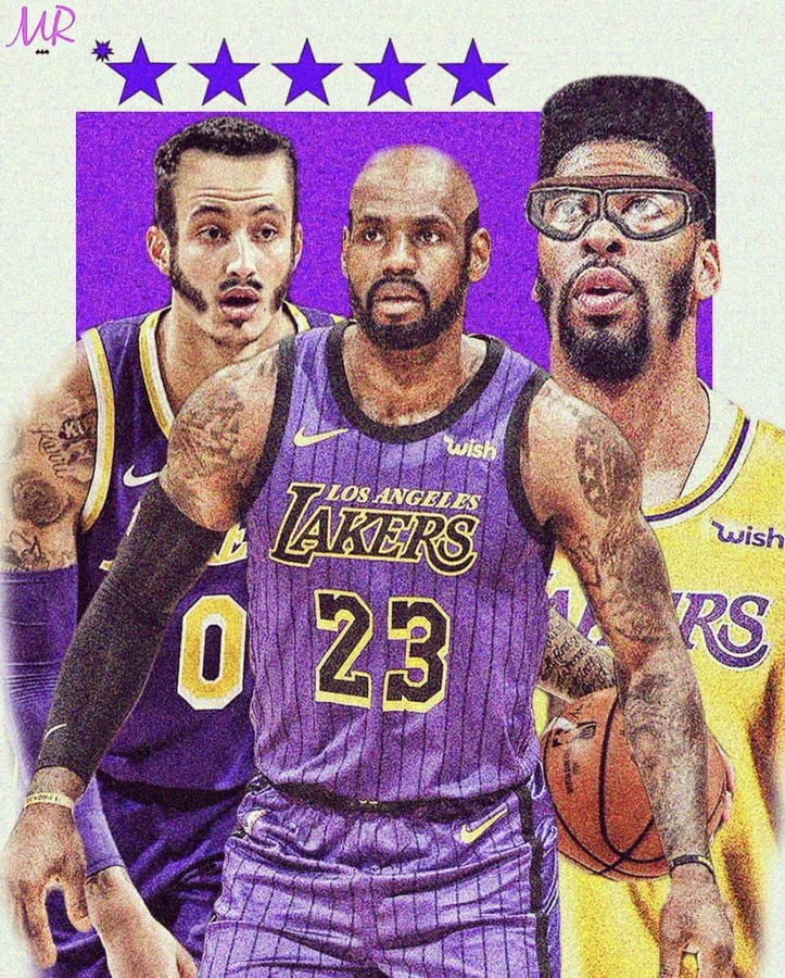 這造型打幾分？美媒更新社媒展示湖人球員趣圖-黑特籃球-NBA新聞影音圖片分享社區