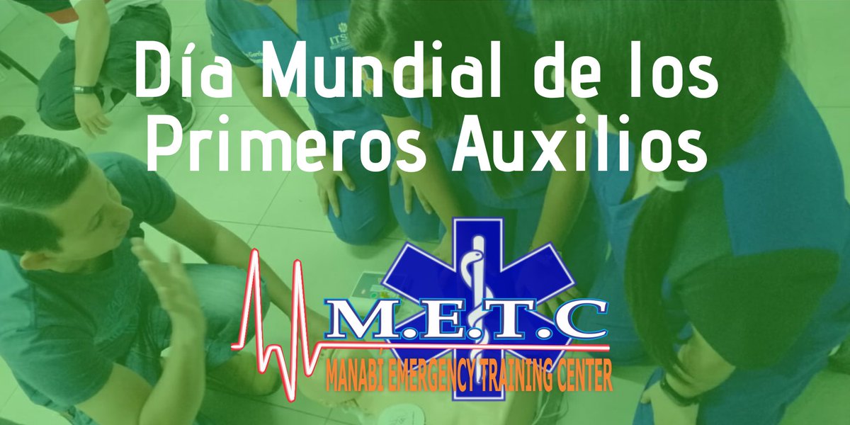 metc_ec's tweet image. Las Sociedades Nacionales de la Cruz Roja y de la Media Luna Roja de todas partes del mundo celebran, el segundo sábado de septiembre, el Día Mundial de los Primeros Auxilios.
#ASHICPR  #CPR  #RCP #HealthCare #HandsOnly #ECSI  @AshiMedic @ECSInstitute