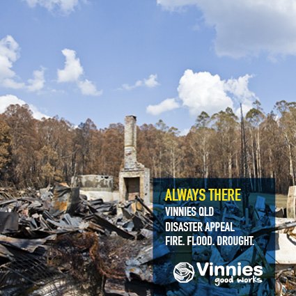 Always there. Fire Flood and Drought. Always will be 💙 Your gift helps our volunteers provide vital emergency support to those worst hit by this disaster. Donate now to help your fellow Queenslanders bit.ly/DonateQLDBushf…