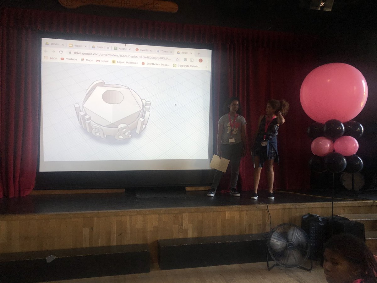 BlackGirlsCode's tweet photo. Wrapping up a great day with final presentations of the 3D designs. The projects look amazing! #BGCBayArea #FutureTechBoss https://t.co/1XGA7CqpIB