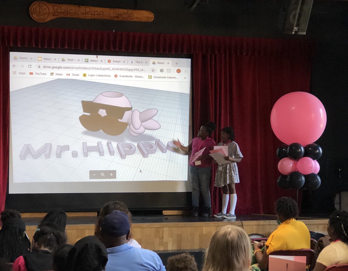 BlackGirlsCode's tweet photo. Wrapping up a great day with final presentations of the 3D designs. The projects look amazing! #BGCBayArea #FutureTechBoss https://t.co/1XGA7CqpIB