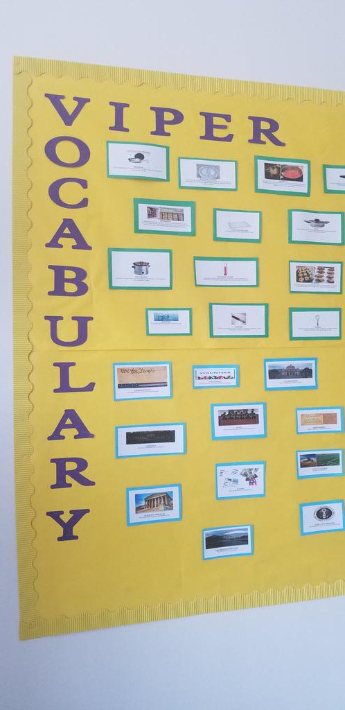 Love the high expectations and cross content teaching all wrapped into a great visual word wall and school spirit! #buildingvocabulary #makingadifference <a href="/lindslottcisd/">Lindsey Lott</a> <a href="/CISDSpecialEdu1/">C. Michele Martella</a>