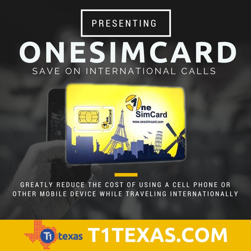 T1Texas's tweet photo. @djsbu International mobile service for savvy travelers to greatly reduce the cost of using a cell phone or other #mobile device while traveling internationally. Save 85% on international roaming charges! 📲
👉🏾 https://t.co/1vPuchUVQT #DJSBU #OneSimCard #Africa #Diaspora #SouthAfrica https://t.co/EMxCUEy4tP