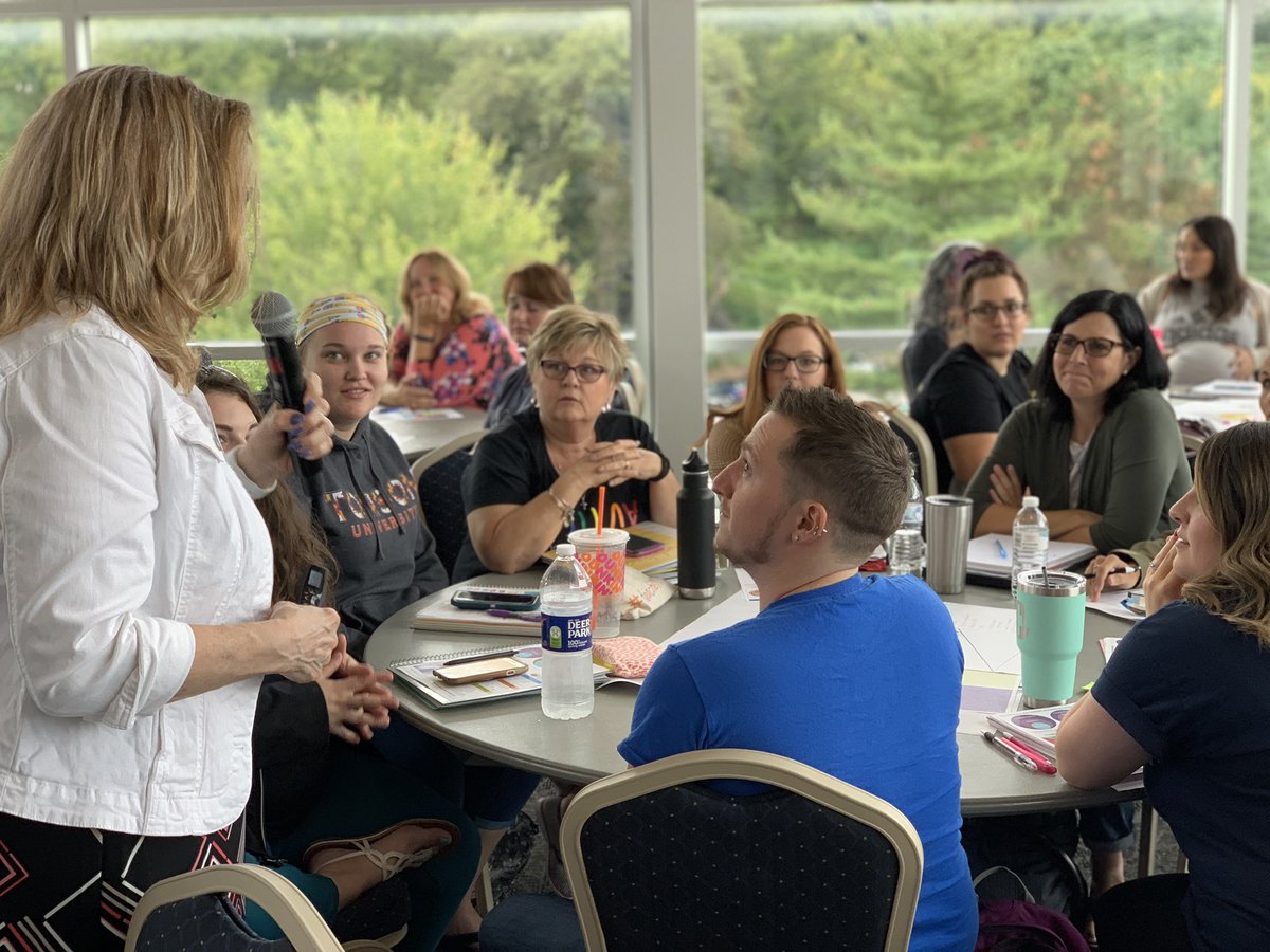 Holmankay's tweet photo. A transformational day for Teacher as Leader in ASD graduate students and parents from our community as we learned about the Charting the Life Course person-centered framework for planning a “good life”. #familiesaspartners #inclusionforall @TUspedgrad @TUSpecEd https://t.co/V9jN6OCSlA
