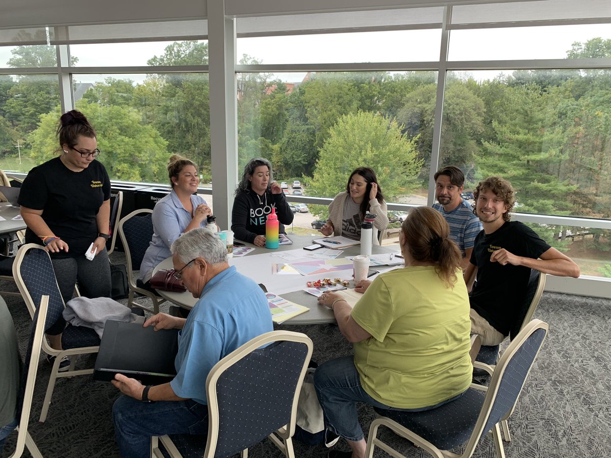 Holmankay's tweet photo. A transformational day for Teacher as Leader in ASD graduate students and parents from our community as we learned about the Charting the Life Course person-centered framework for planning a “good life”. #familiesaspartners #inclusionforall @TUspedgrad @TUSpecEd https://t.co/V9jN6OCSlA